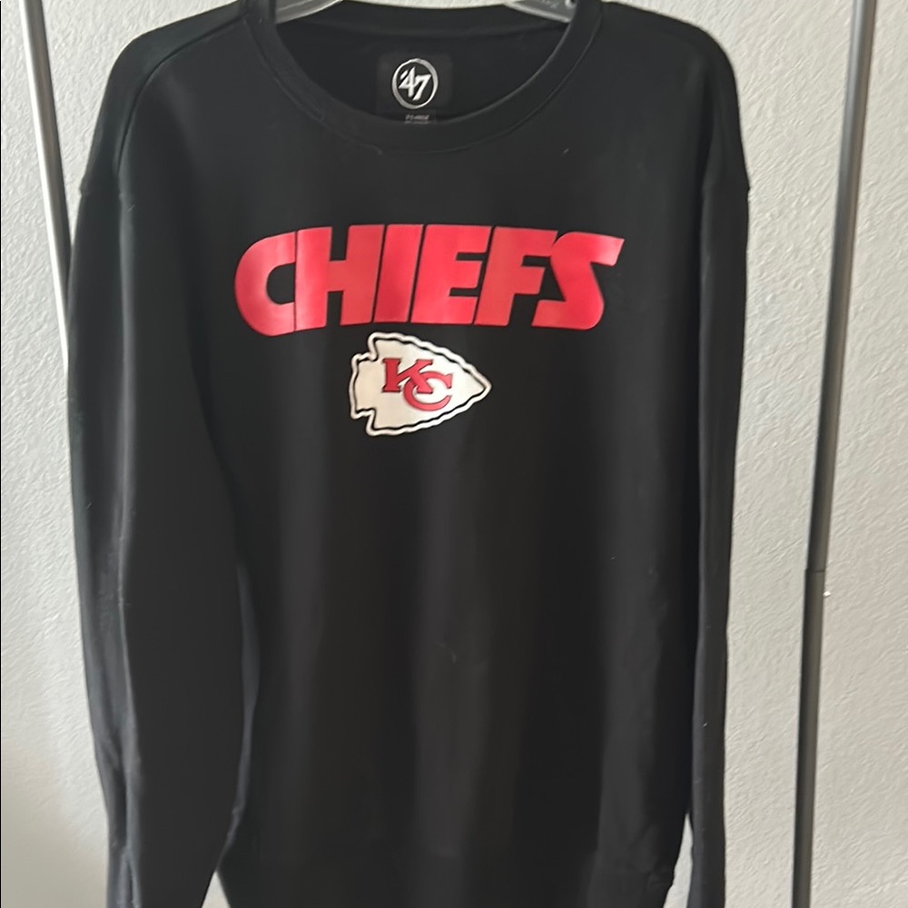 '47 Black and Red Chiefs Crewneck